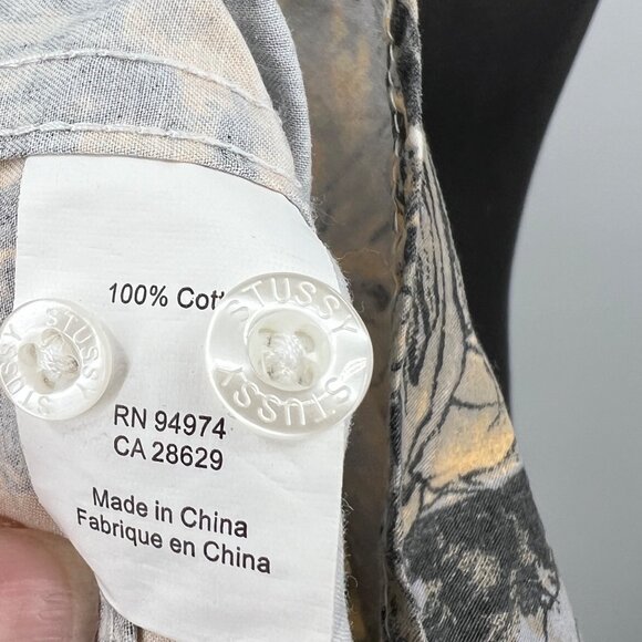 Stussy Shirt Mens Size M Africa Safari Wildlife‎ Lion King Gorpcore Western - Picture 9 of 10